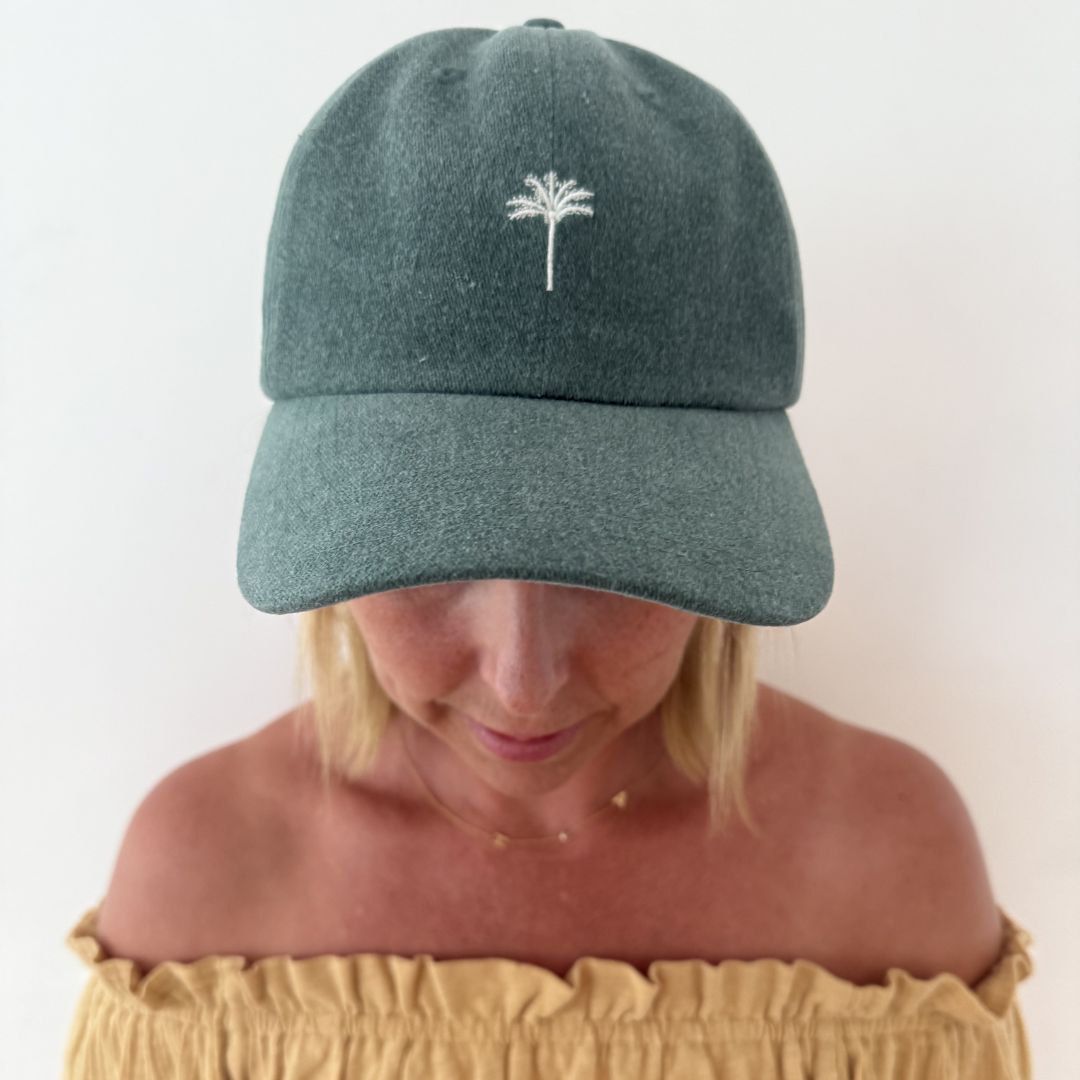 Palm Cap - Stonewash Green