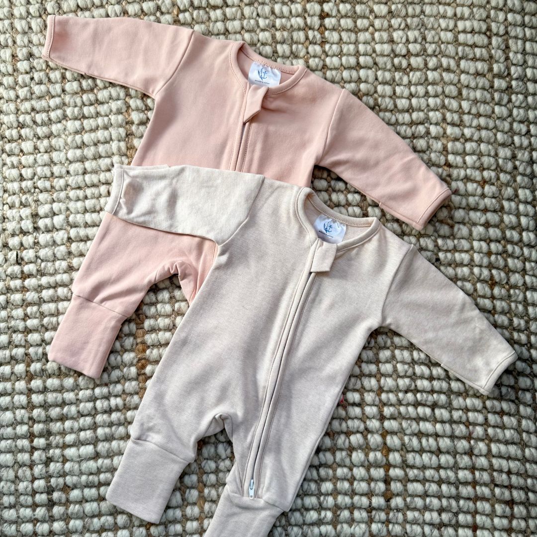 Warm Zippy Bundle - Blush/Oatmeal