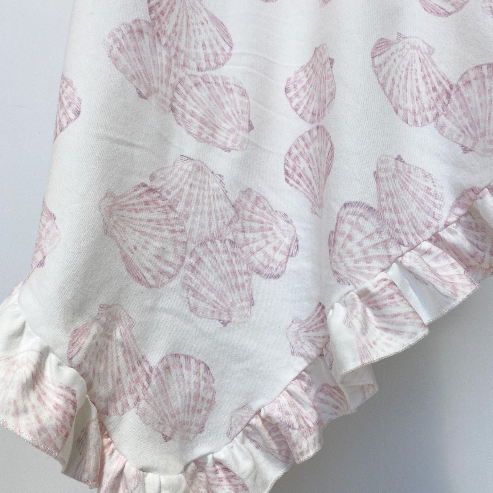 Jersey Swaddle & Top Knot - Sea Shells