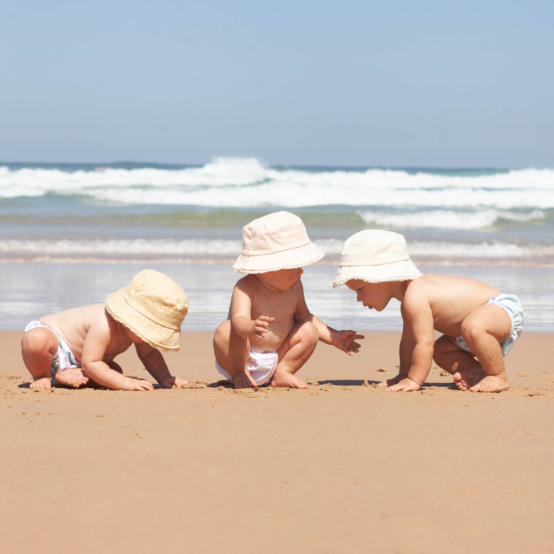 Reusable Swim Nappy & Wet Bag (Sea Shells)