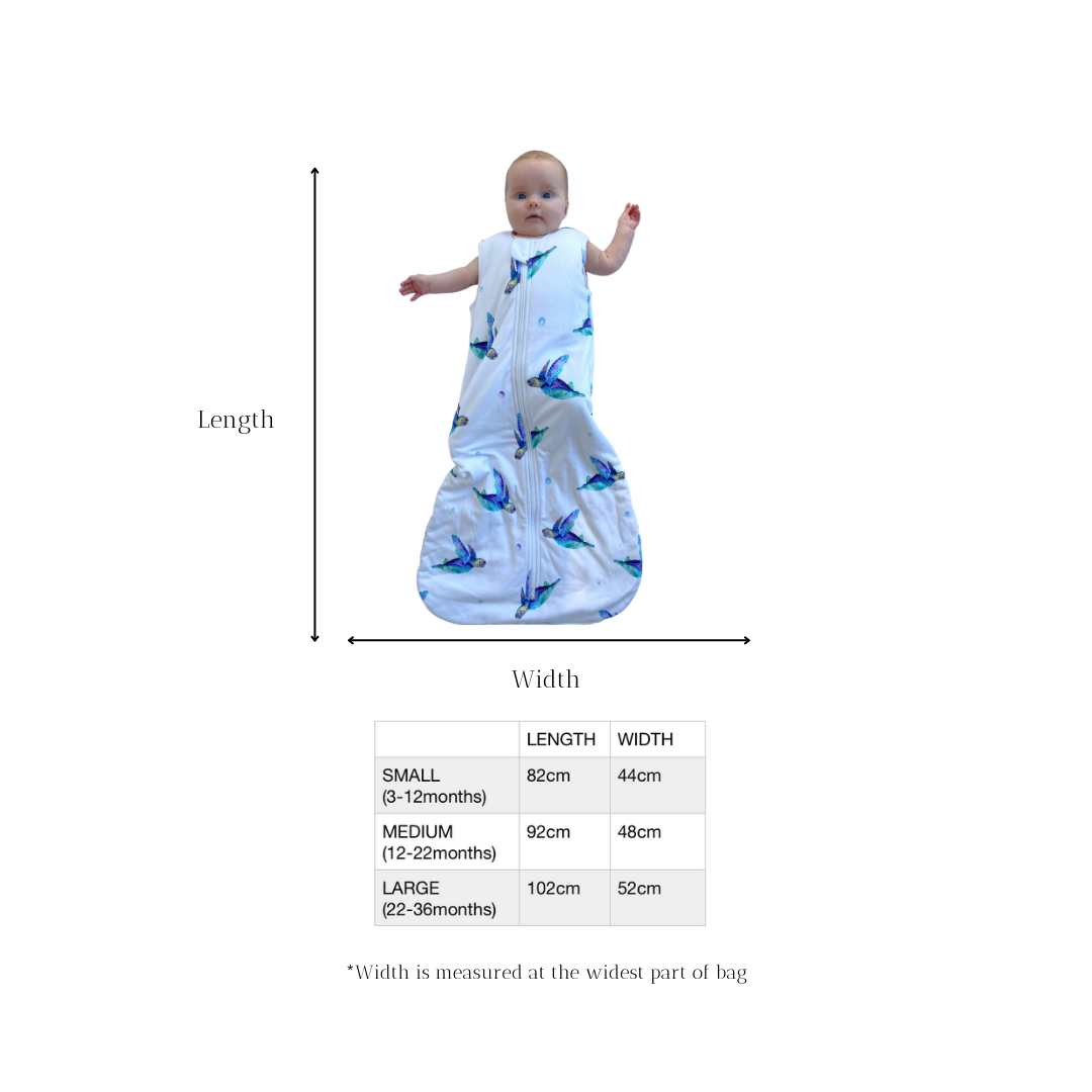1.0 TOG Cotton Sleeping Bag - Sea Turtle