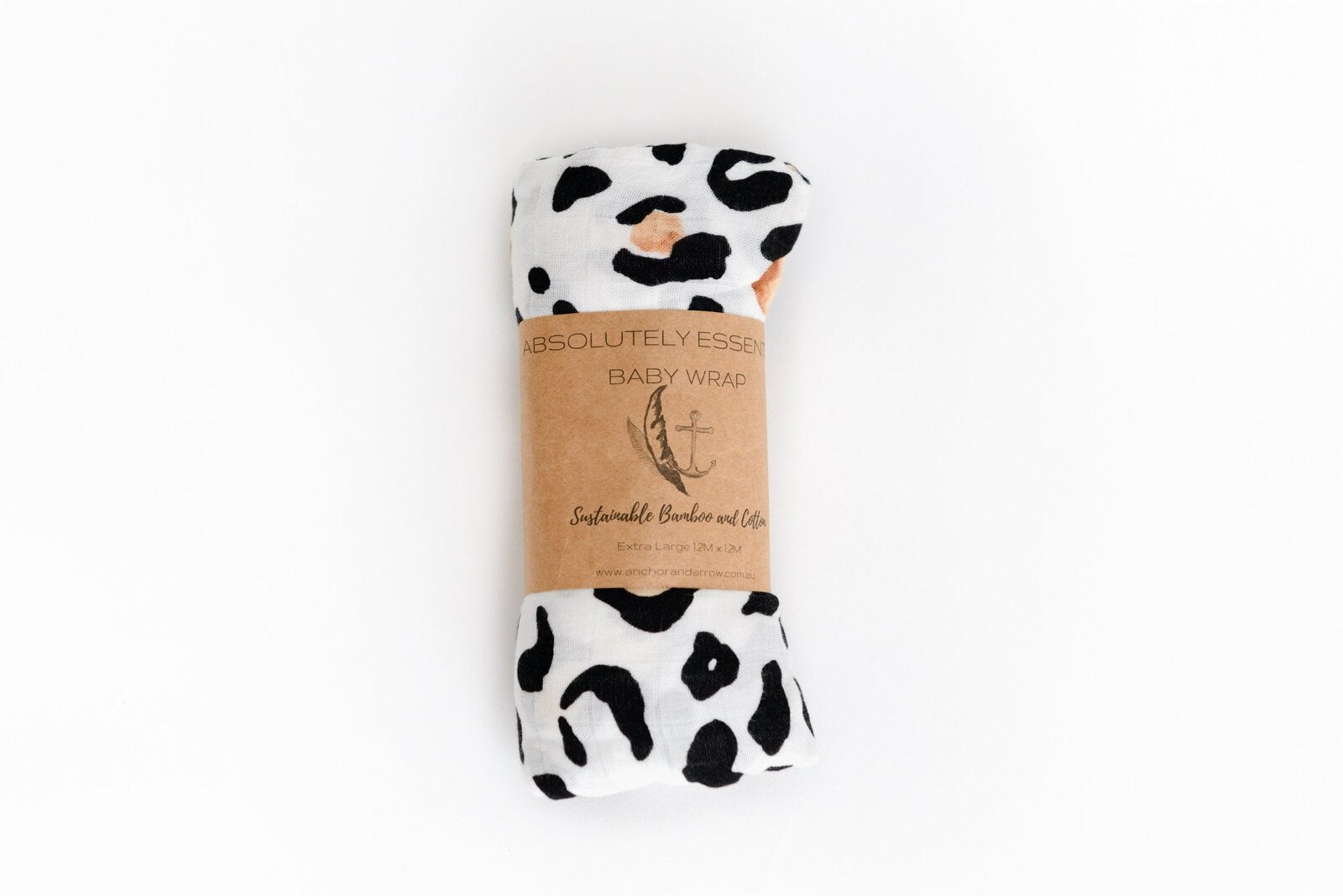 Organic Bamboo Cotton Swaddle - Leopard Print