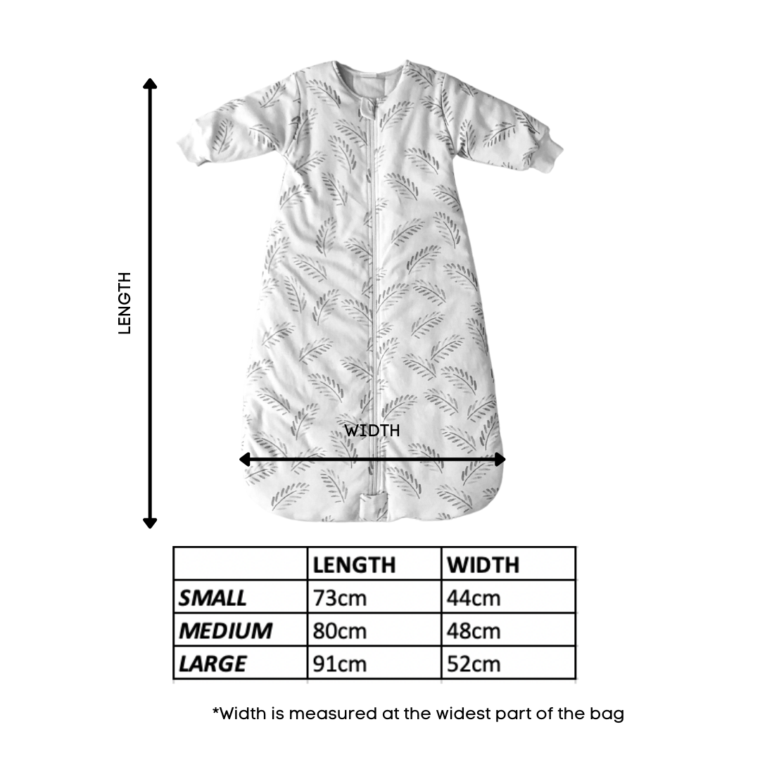 3.5 TOG Cotton Sleeping Bag - Pretty Peony (Size large)