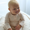 Warm Zippy Romper | Oatmeal