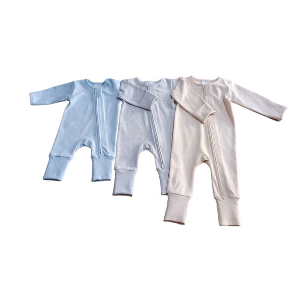 Warm Zippy Bundle - 3 x Rompers