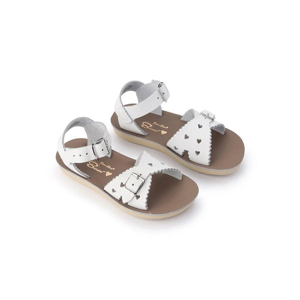 SALT WATER SUN-SAN SWEETHEART SANDALS - WHITE