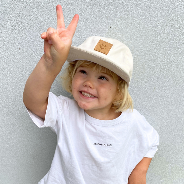 Xmas Cruiser Hat Set - Beige Suede