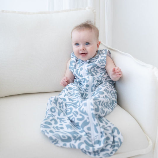 1.0 TOG Cotton Sleeping Bag | Blue Swirl
