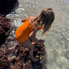 Florence One Piece | Orange Crinkle