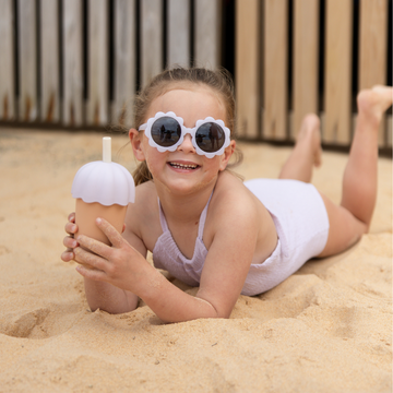 Daisy Crinkle One Piece | Lavender