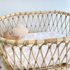 Fitted Jersey Cotton Bassinet Sheet/Change Table Cover | Sea Shell
