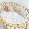 Fitted Jersey Cotton Bassinet Sheet/Change Table Cover | Sea Shell