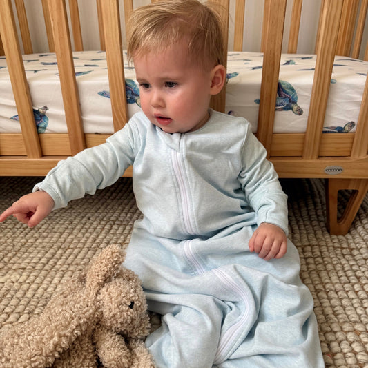 1.0 TOG Cotton Sleeping Bag | Sky Blue