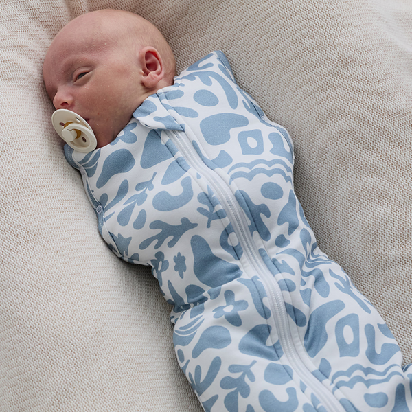 Newborn Sleeping Bag 2.5 TOG - Blue Swirl