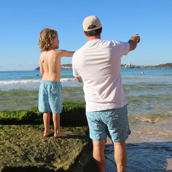 Adult Archie Board Short - Teal