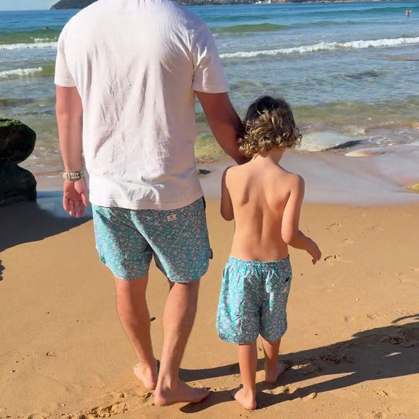 Adult Archie Board Short - Sea Turtle