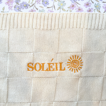 Personalised Sunshine Blanket | Cream