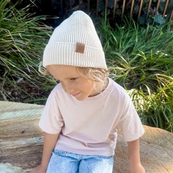 Cotton Beanies - Sand