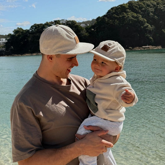 Matching Hat Set - Sand Corduroy