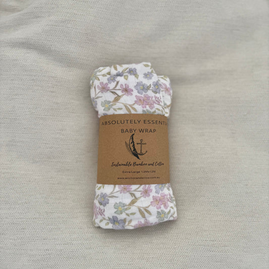 Organic Bamboo Cotton Swaddle | Daisy Dreams