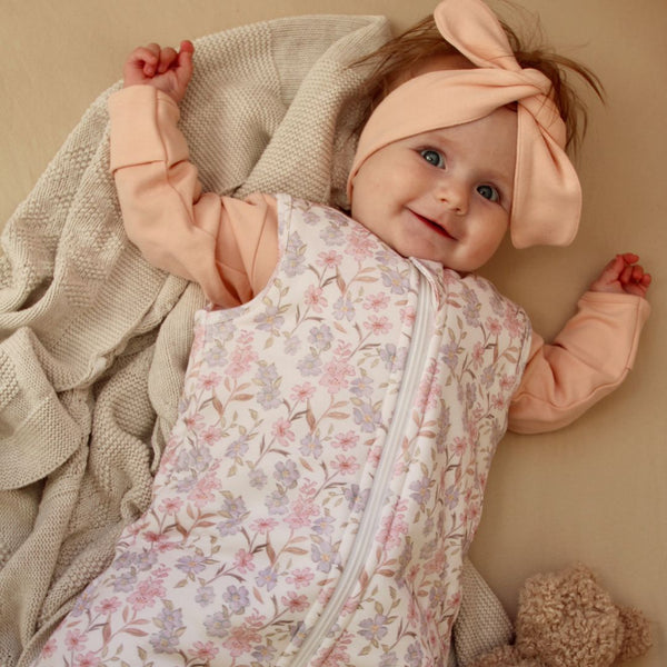 2.5 TOG Sleeveless Cotton Sleeping Bag - Daisy Dreams