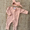 Warm Zippy Romper | Blush