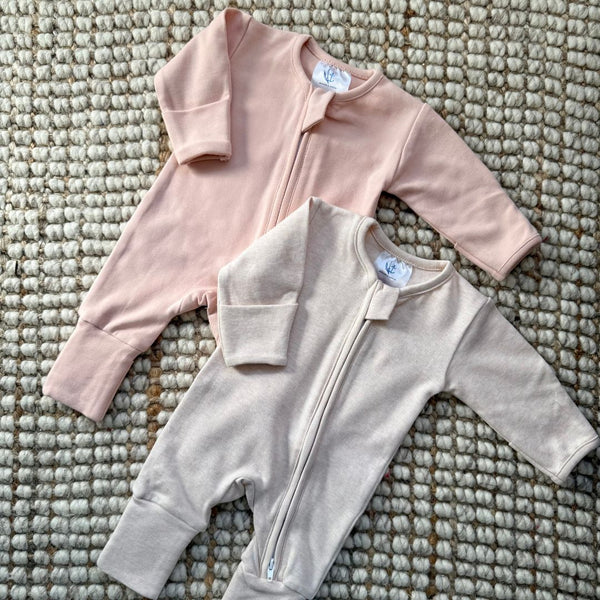 Warm Zippy Bundle - Blush/Oatmeal
