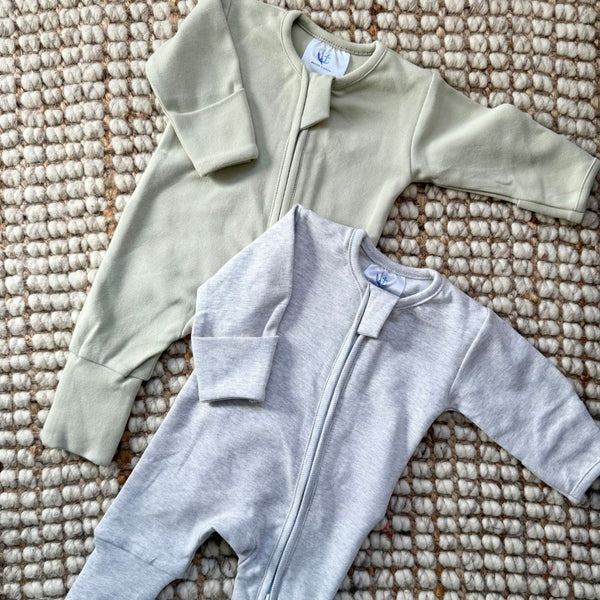 Warm Zippy Bundle - Sage/Grey