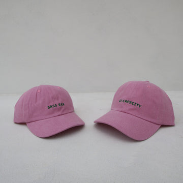 Matching Vacay Cap Bundle - Stonewash Pink