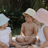 Terry Towelling Bucket Hat | Blush