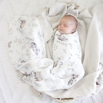 Organic Bamboo Cotton Swaddle | Australiana
