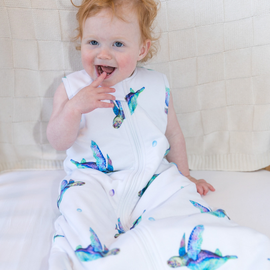 2.5 TOG Sleeveless Cotton Sleeping Bag  | Sea Turtles