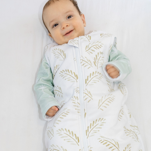 (1 left) 2.5 TOG Sleeveless Cotton Sleeping Bag | Gold Fern