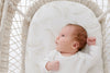 Fitted Jersey Cotton Bassinet sheet/Change Table Cover - Gold Fern