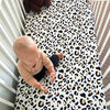Jersey Cotton Cot Sheet - Leopard Print
