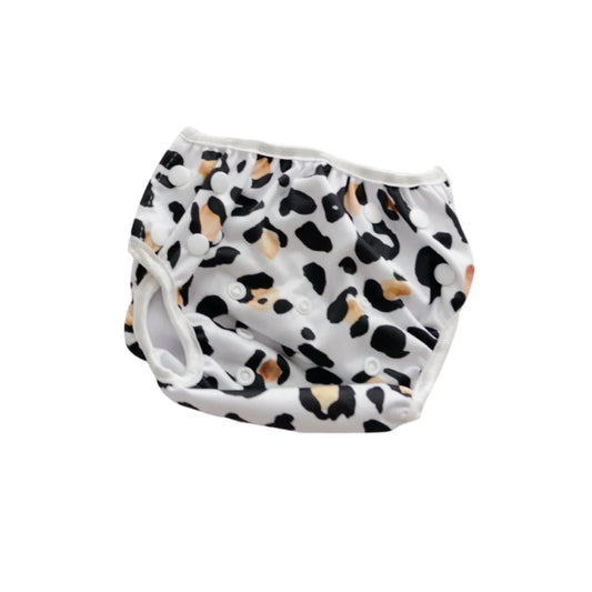 Reusable Swim Nappy (Leopard Print)