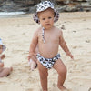 Reusable Swim Nappy & Wet Bag Set - Leopard Print