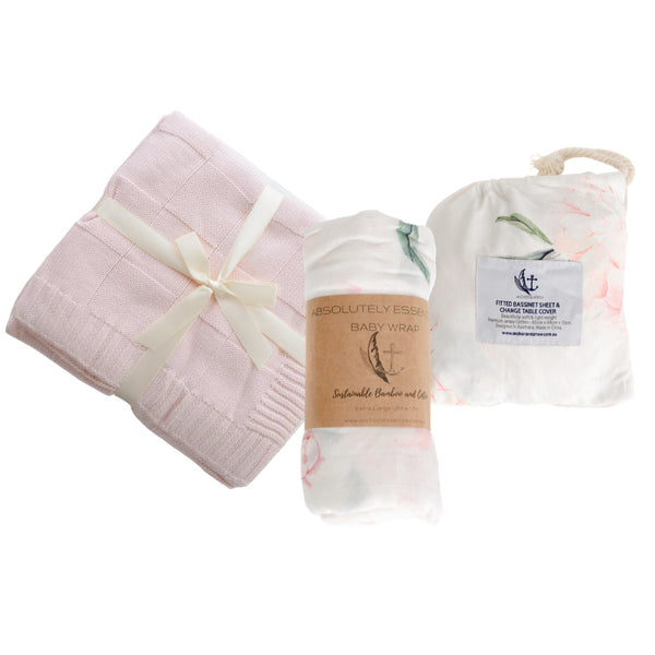 Newborn Basics Gift Set - Dusty Pink