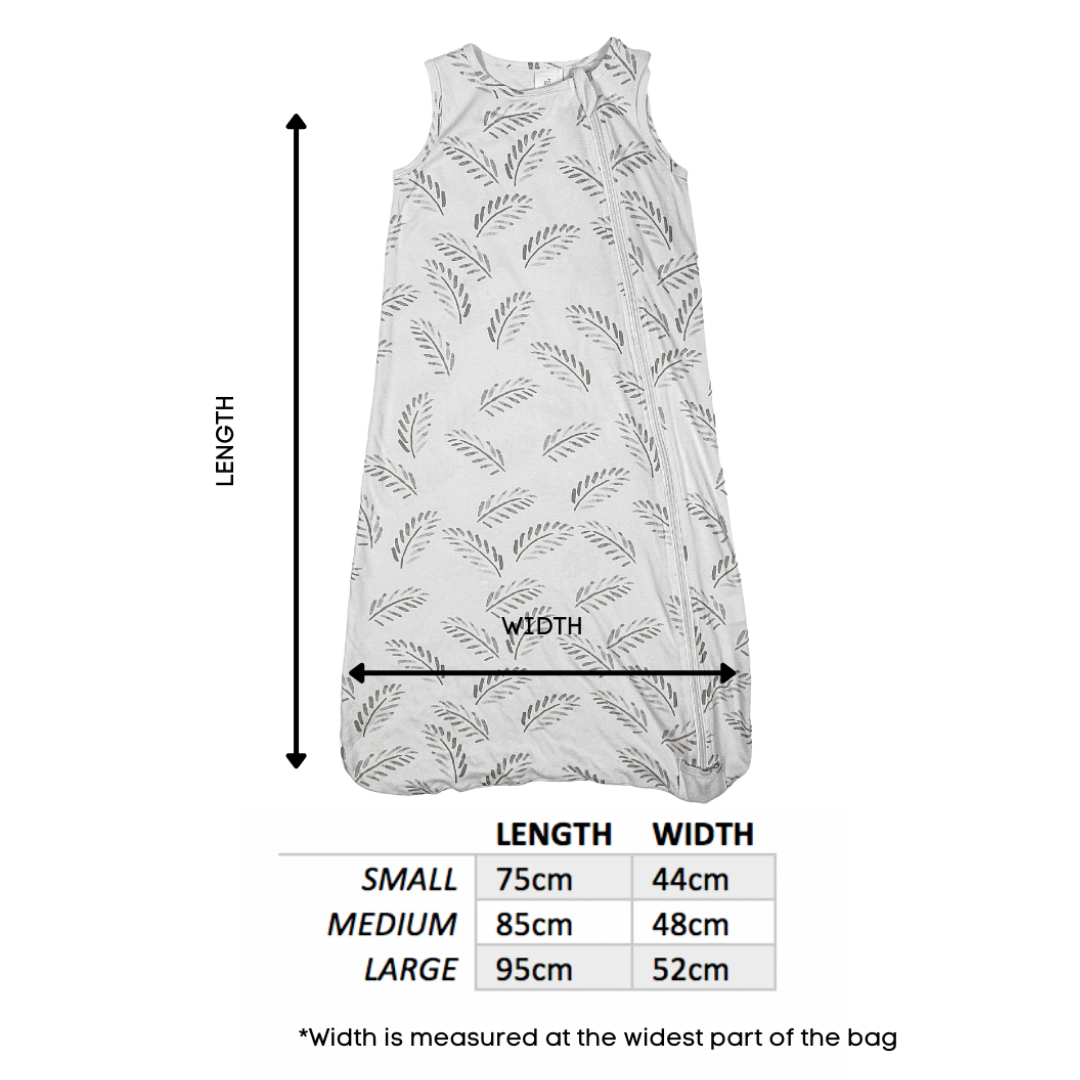 Bamboo Summer Sleeping Bag 0.4 TOG - Peony