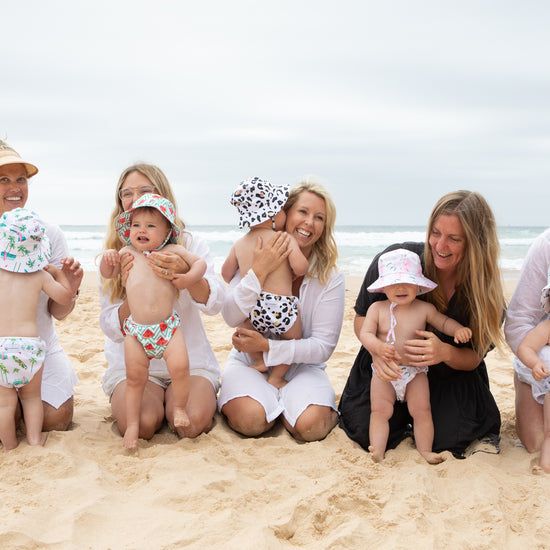 Reusable Swim Nappy & Wet Bag - "Sea Turtles"