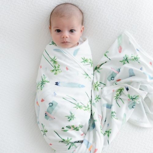 Jersey Swaddle + Beanie - Chasing Waves